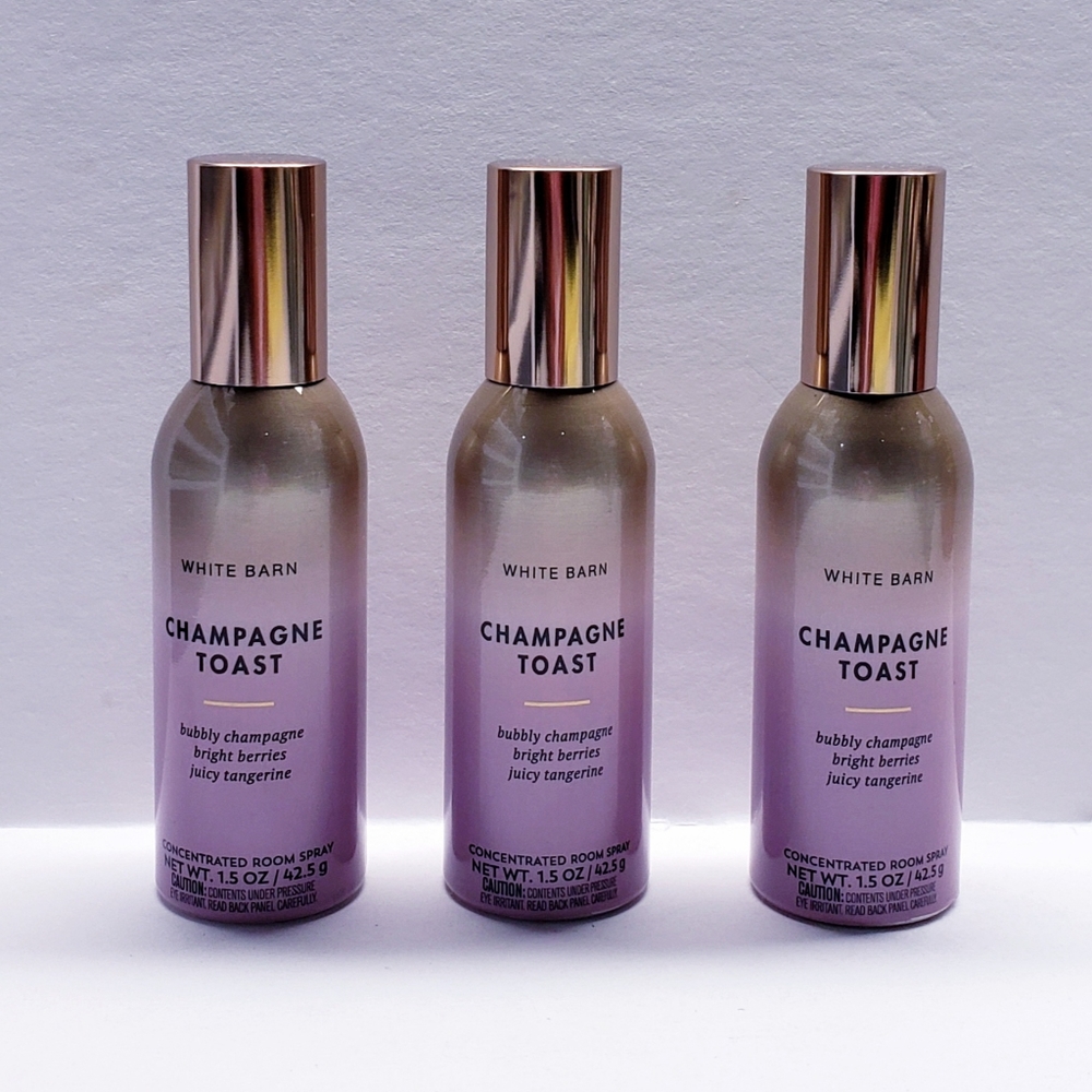 Bath & Body Works CHAMPAGNE TOAST Concentrated Room Spray (3 pack)